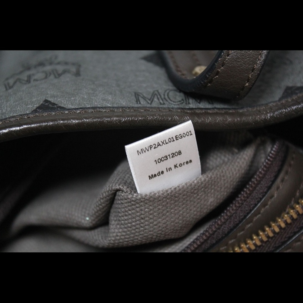 100% Authentic MCM black shopper tote - Picture 11 of 14